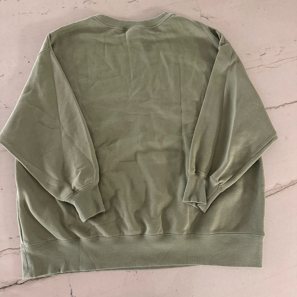 Nike Therma Center Swoosh Size 3XL Sweatshirt Green - Picture 4 of 6